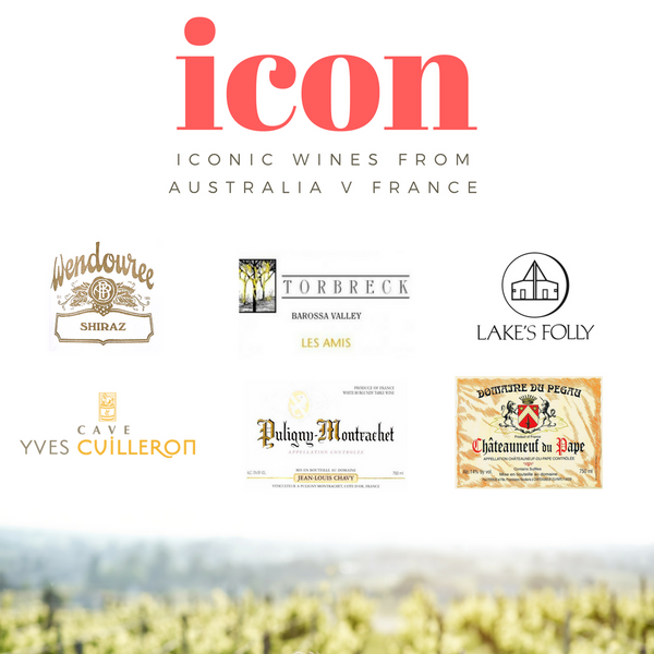 Icon: Australia vs France Wine Dinner Christmas gift Sydney wine tasting