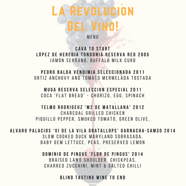 Sydney Spanish wine tasting dinner Balcon Tapavino Elvino